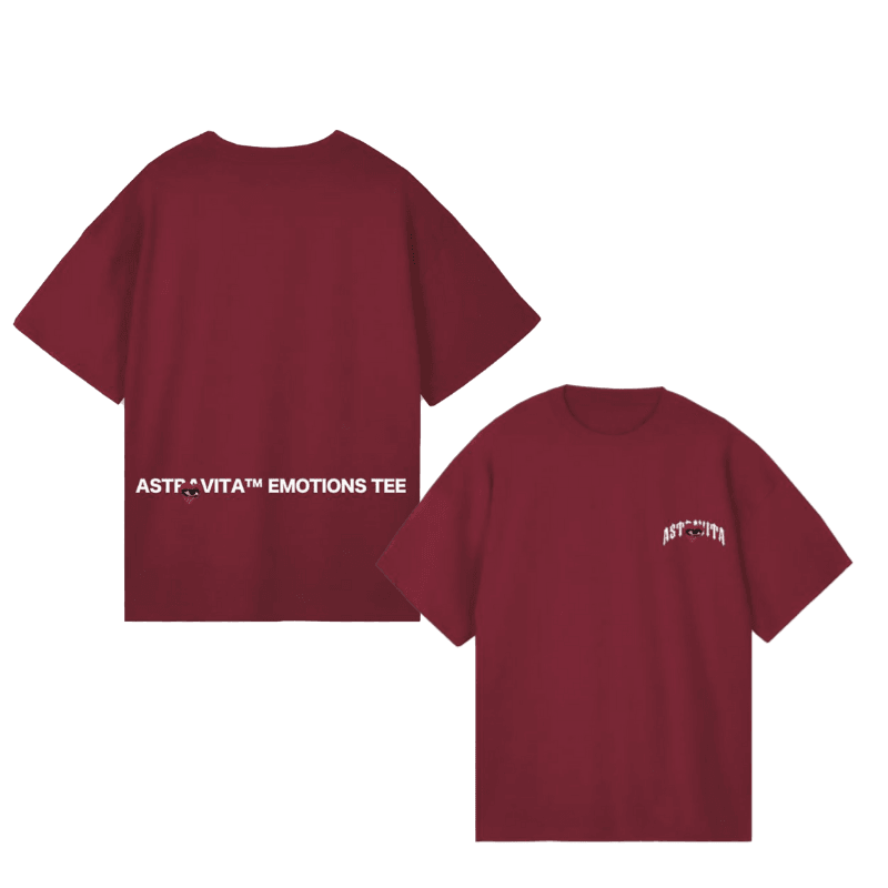 oversized Astravita emotions tee - blood - ASTRAVITA