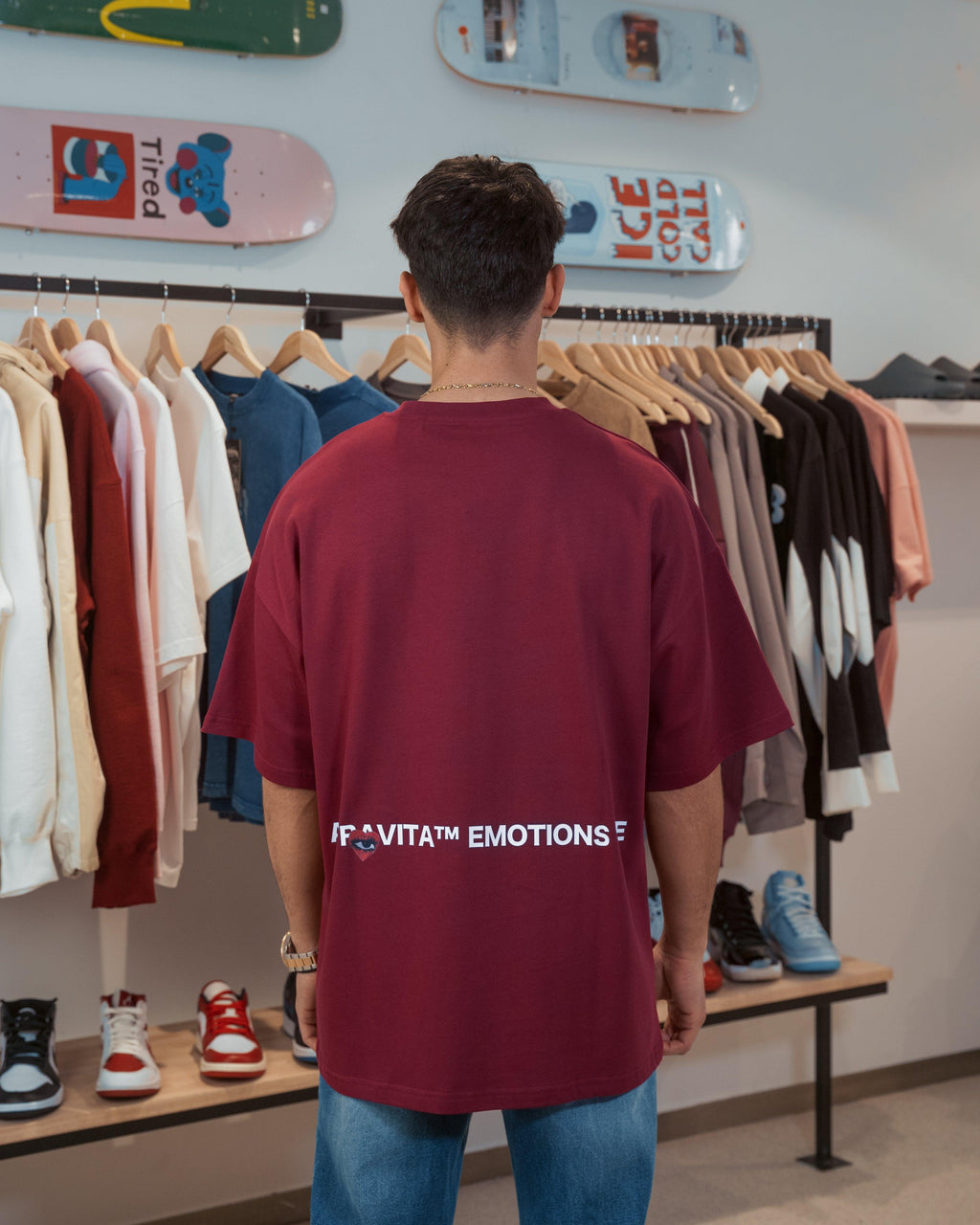 oversized Astravita emotions tee - blood - ASTRAVITA