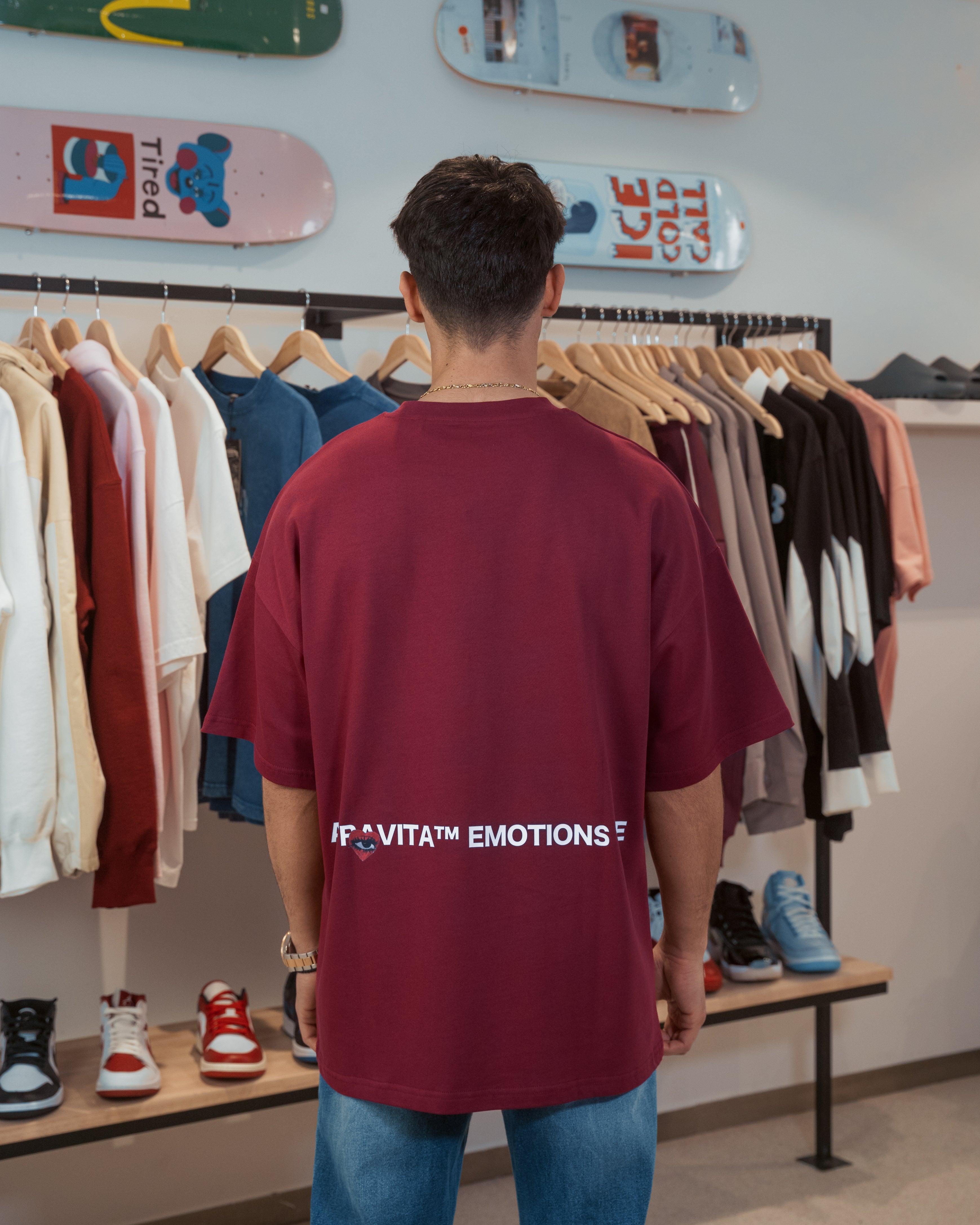 oversized Astravita emotions tee - blood - ASTRAVITA