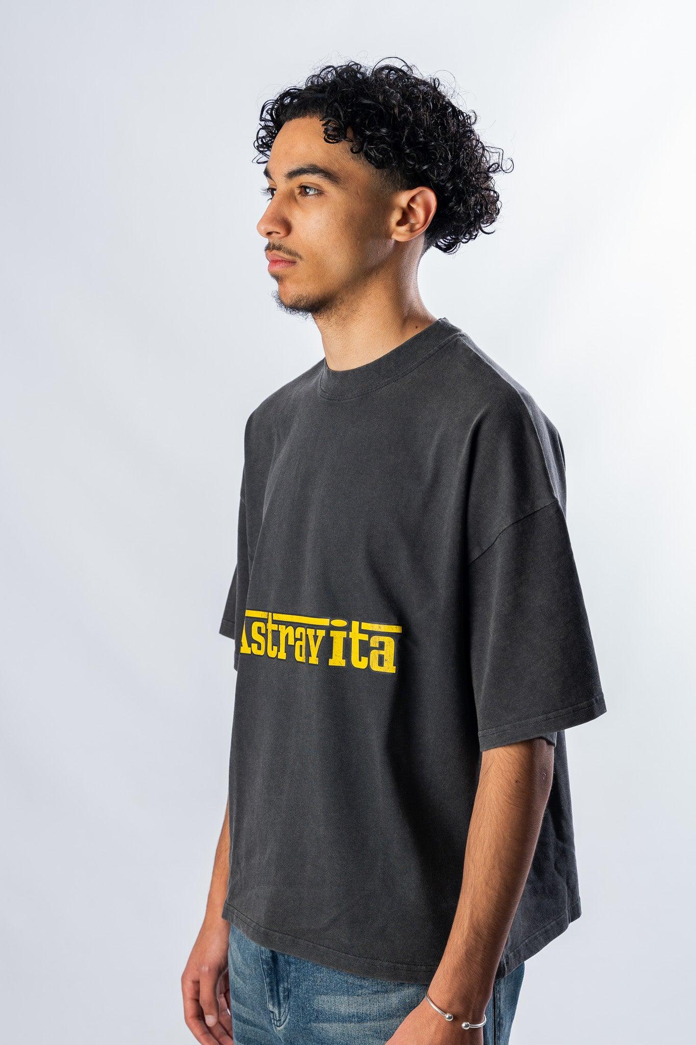 vintage black RACR tee - ASTRAVITA