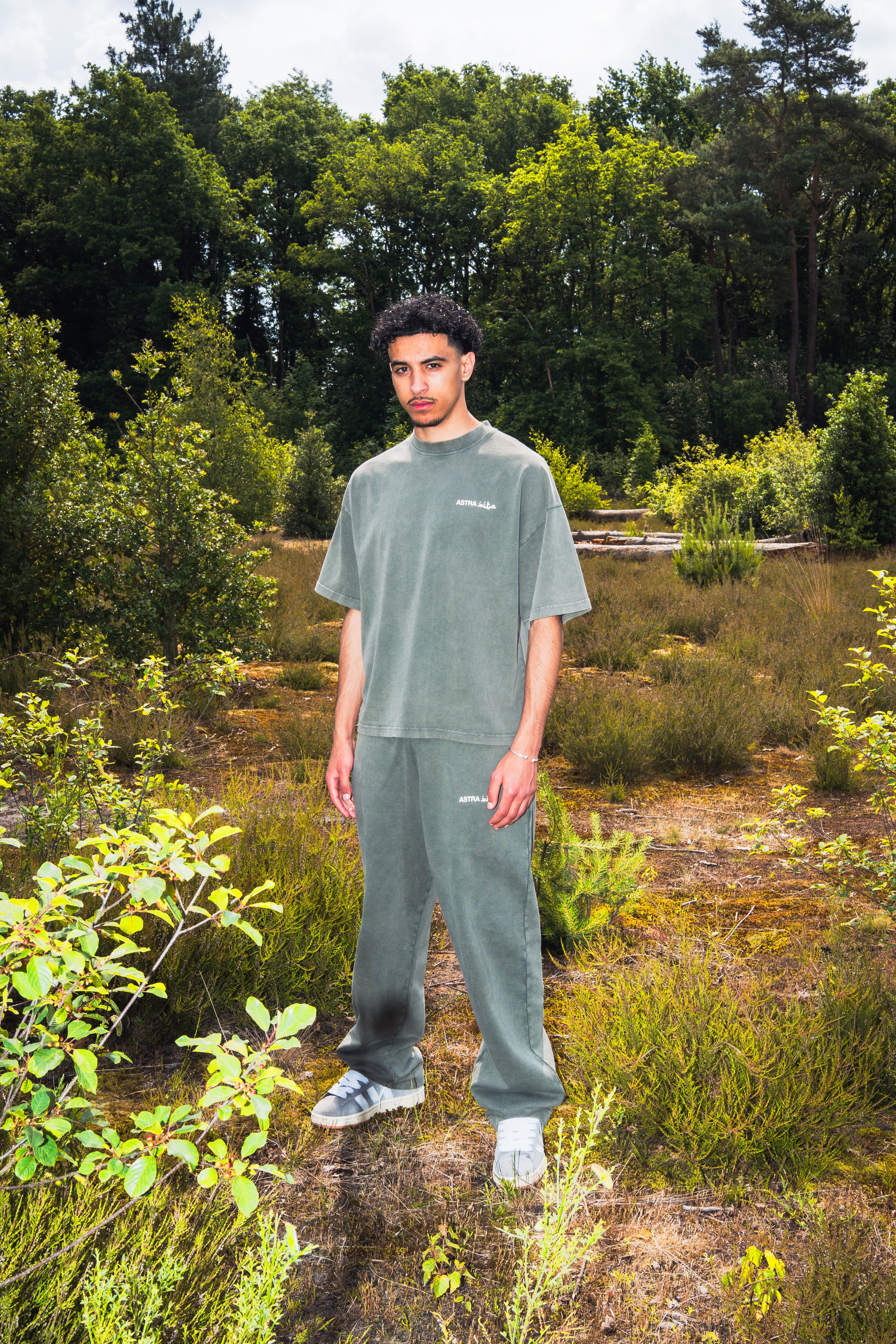 DXB.uae Jogger Set Olive - ASTRAVITA