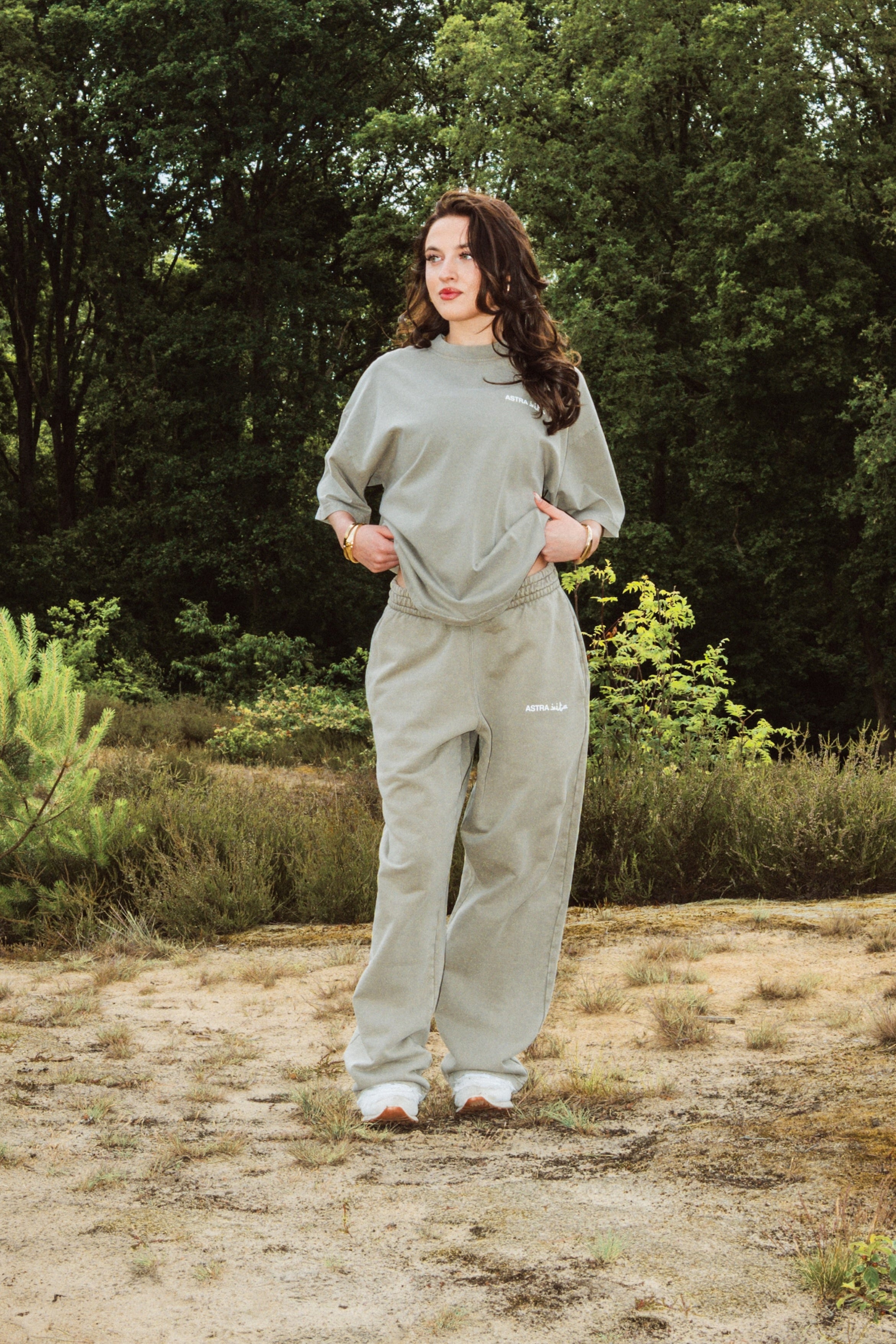 DXB sandstone joggers - ASTRAVITA