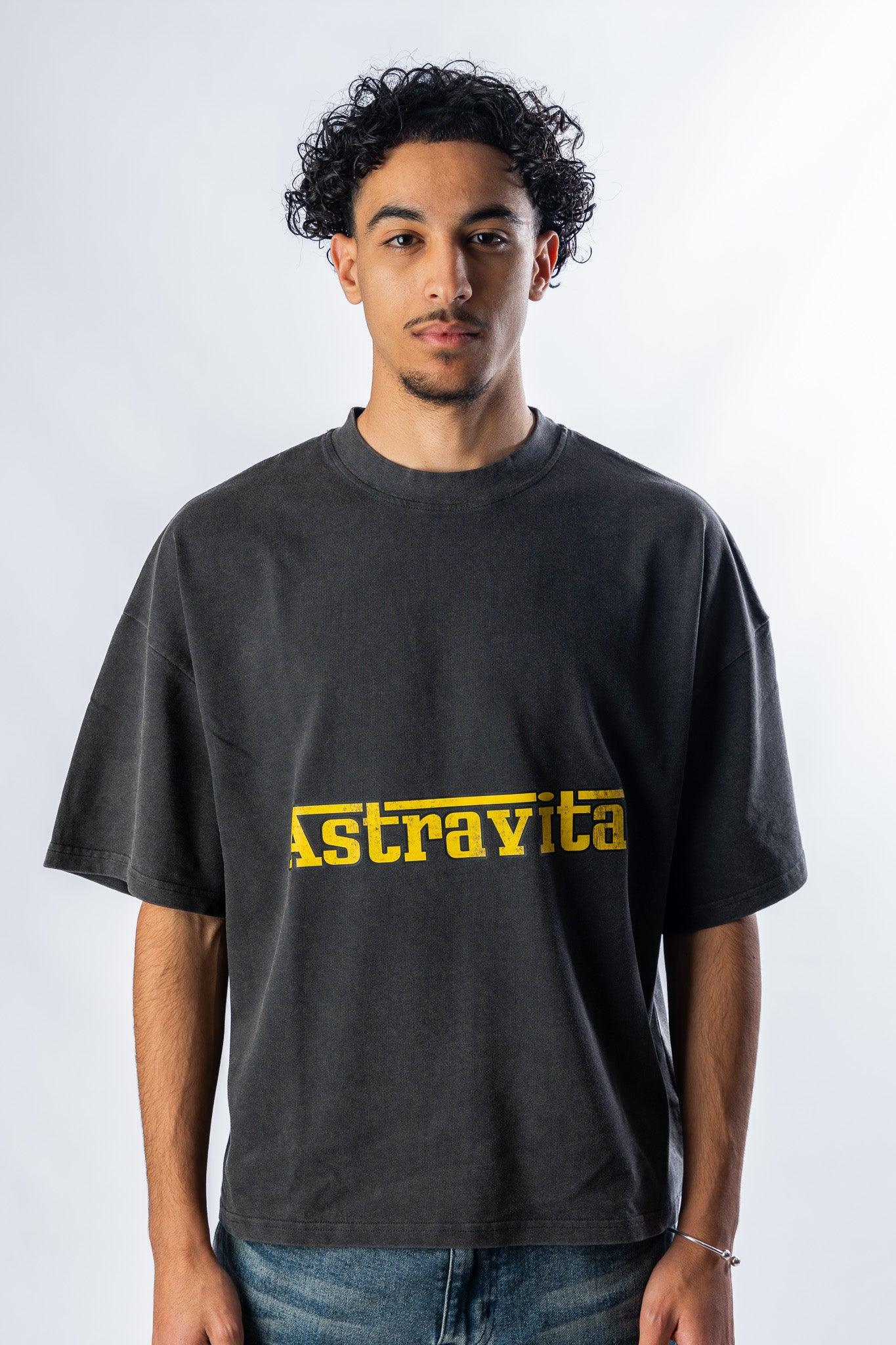vintage black RACR tee - ASTRAVITA