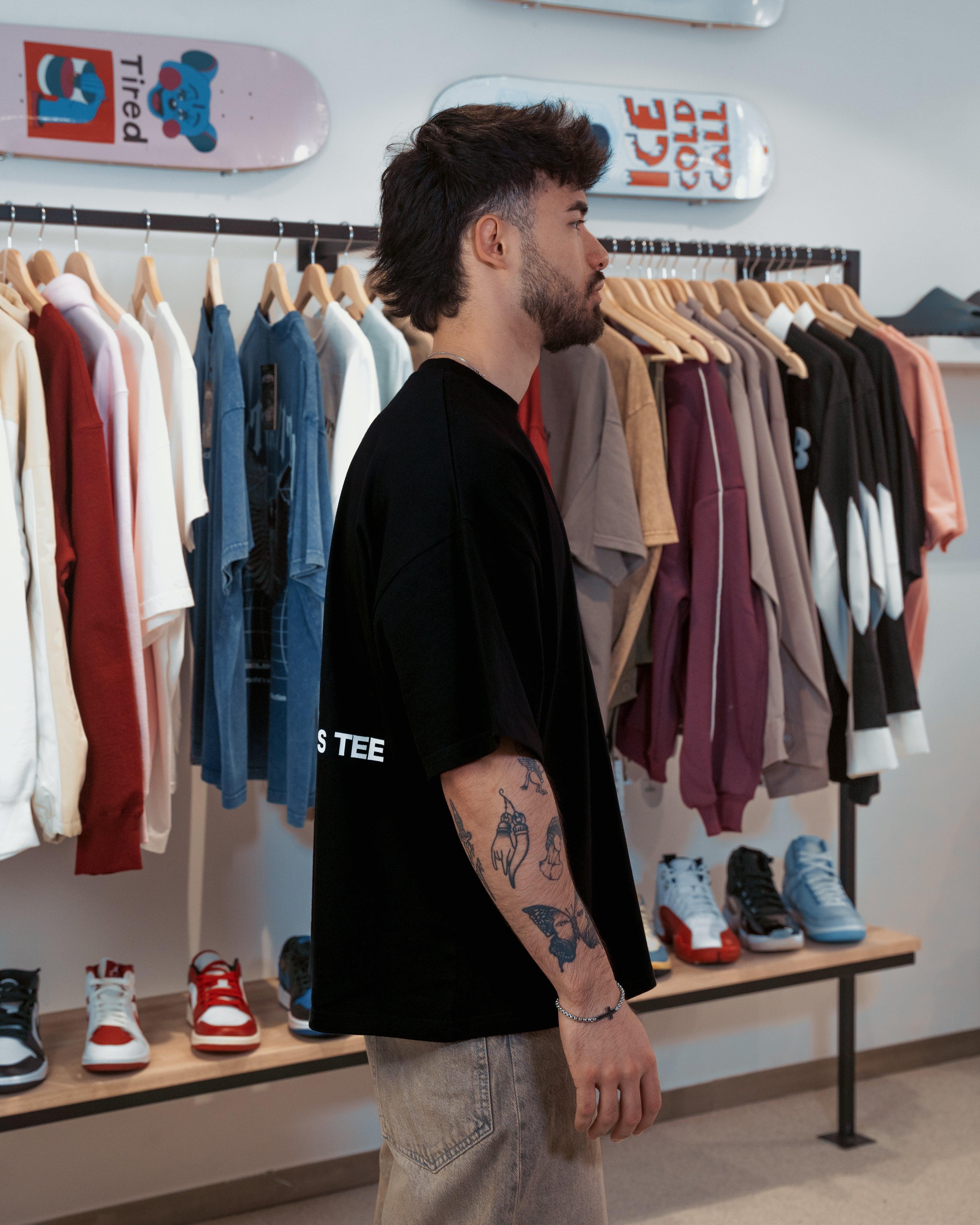 Astravita emotions tee - black boxy fit - ASTRAVITA