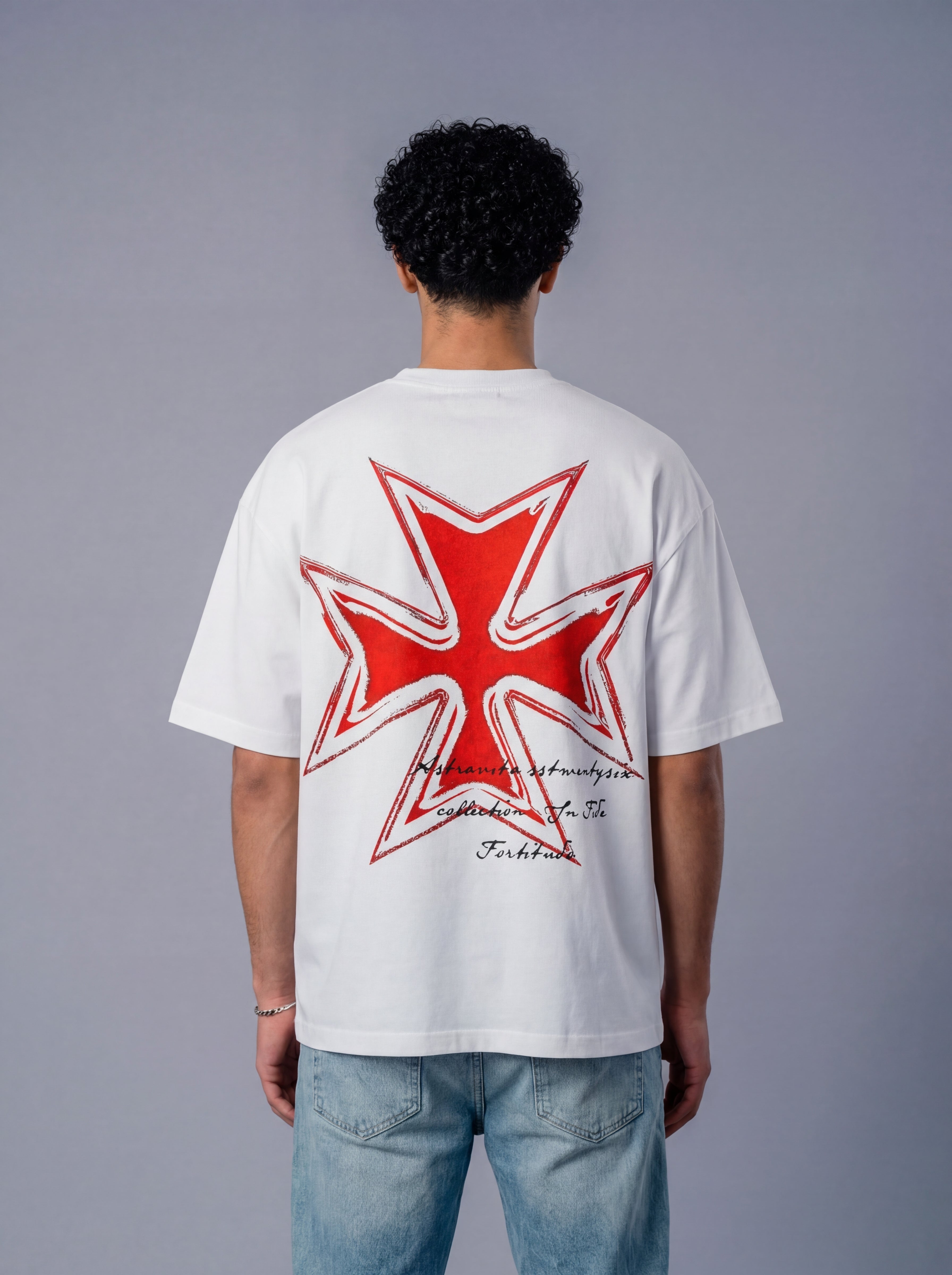 Astravita Cross Tee - White - ASTRAVITA